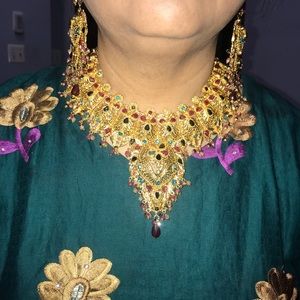 3 Piece BRIDAL Indian jewelry set